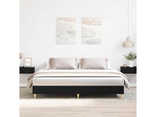 Lit 2 places 180x200 cm coloris noir