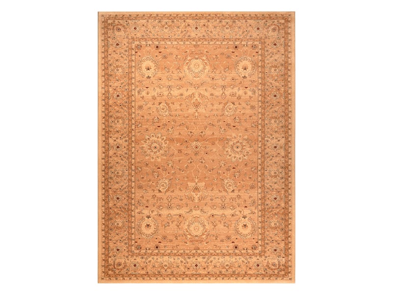  Tapis en laine kashqai 4303 101 oriental, cadre, fleurs beige   couleur saumon 135x200 cm  - Conforama B