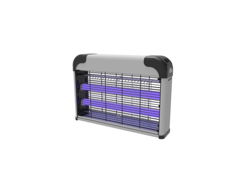 Fabrilamp diablo destructeur d'insectes électrique 20 w, 2 tubes uv, portée 40 m2, gris et noir 211420045 - Conforama A