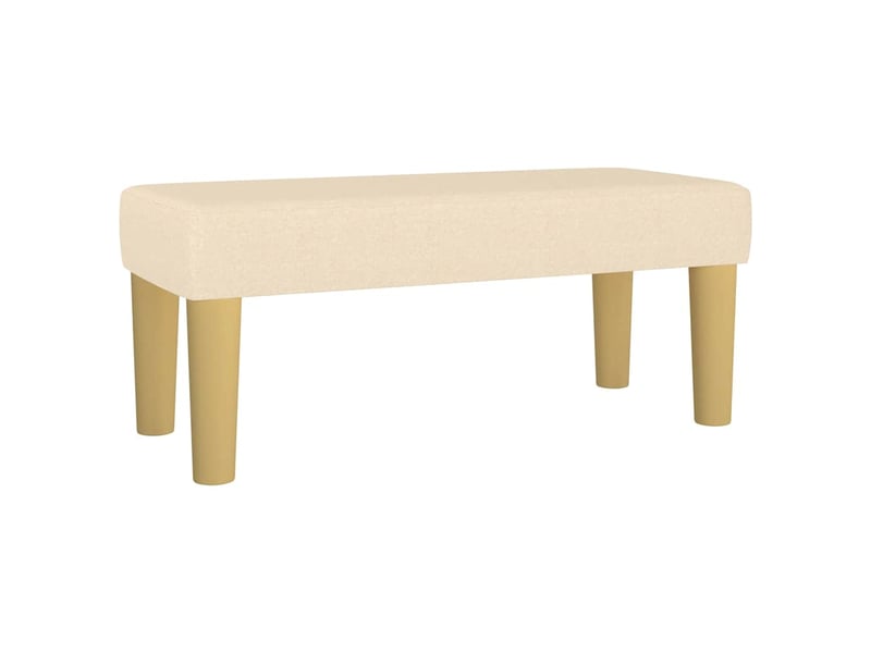  Banc d'entrée, banc d'intérieur crème 70x30x30 cm tissu shl81051  - Conforama A