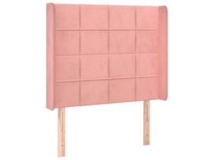 Tete de lit A poser largeur 103 cm rose