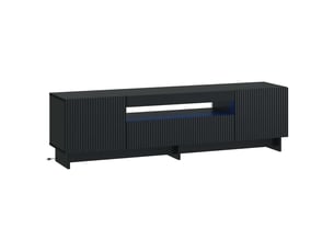 Meuble tv coloris noir 1 cm <strong></strong> <strong></strong>
