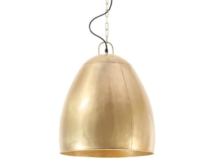 Lampe suspendue, suspension luminaire industrielle 25 w laiton rond 42 cm e27
