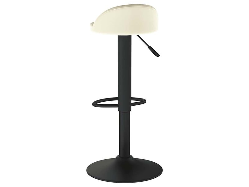  Tabouret de bar, chaise de bar crème velours shl14281  - Conforama E