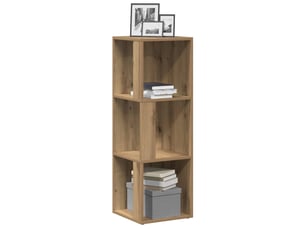 Étagère de rangement 33 x 33 x 100 cm engineered wood chêne artisanal