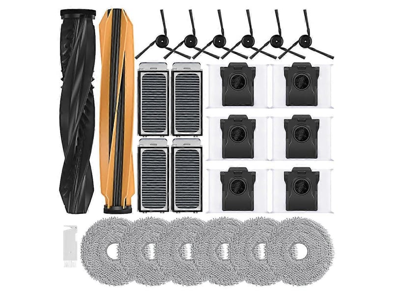  For dreame x50 ultral50 pro ultradreame l40s pro ultra part main side brush filter mop cloth dust bags accessories  - Conforama A