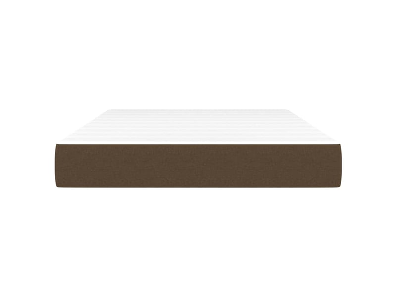  Matelas de lit à ressorts ensachés fermeté moyenne marron foncé 120x200x20 cm  - Conforama C