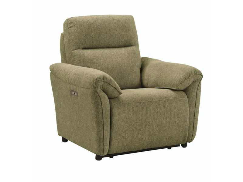  Fauteuil électrique relax zéro gravity tissu vert chiné - balco BALCO - Conforama A