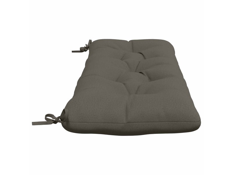  Lot de 2 coussins de banc, coussins d'assise vianen 100 % polyester gris cf57654  - Conforama D