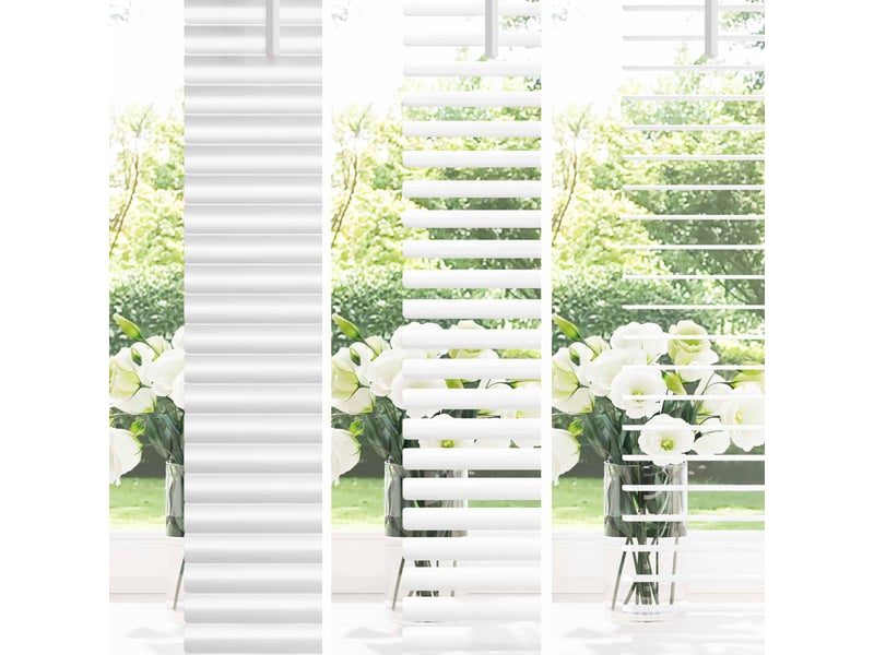 Store vénitien, store de fenêtre blanc 213 x 140 cm 25 mm pvc cf47777 - Conforama D