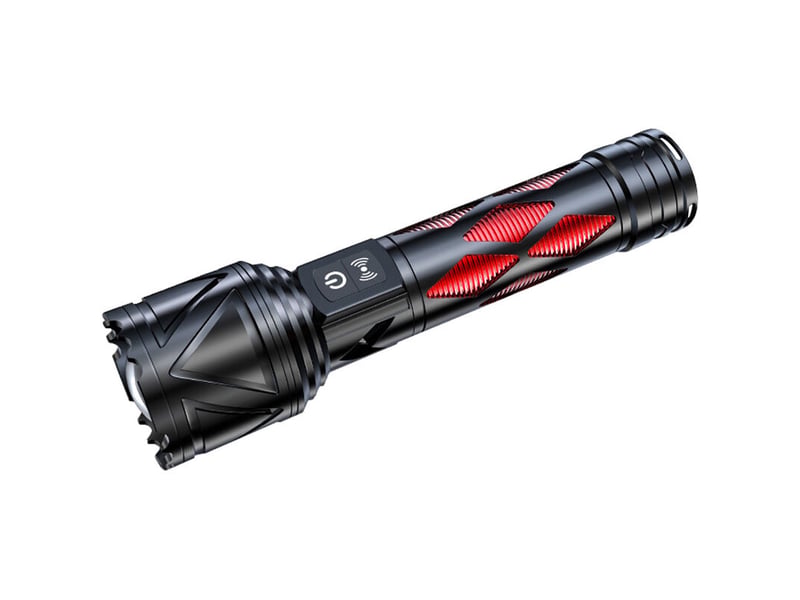  Extérieur haut niveau d’apparence facile à transporter haute puissance lumière forte main à la maison anti-voleur fenêtre brisée à long feu lampe torc  - Conforama A