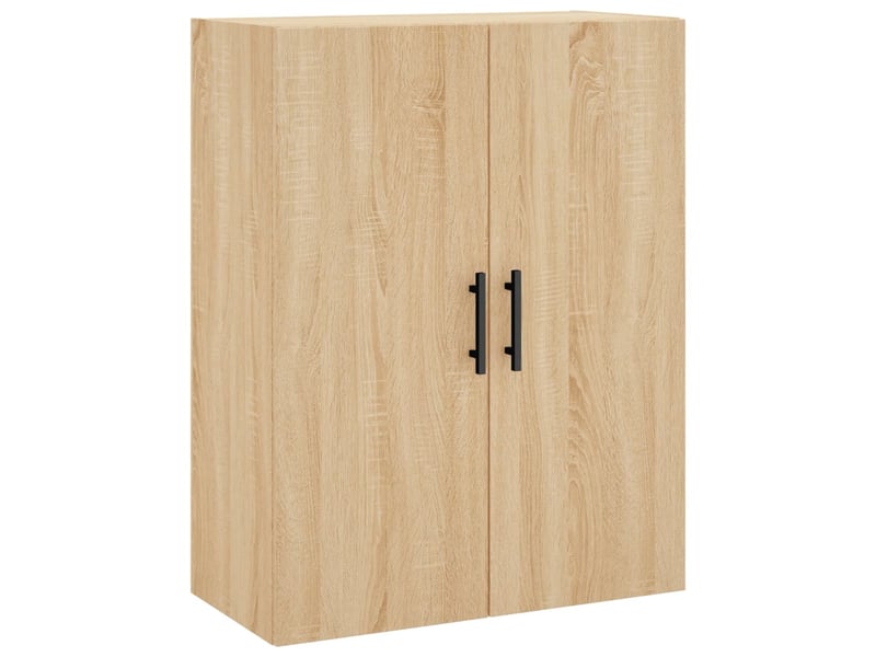  Buffet haut - bahut - meuble de rangement chêne sonoma 69,5x34x180 cm bois d'ingénierie  - Conforama E