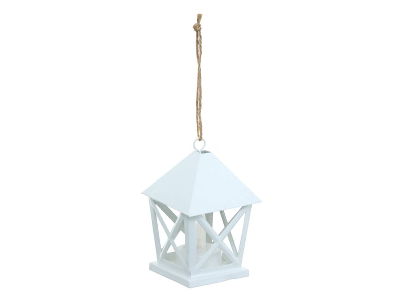  Suspension de sapin lanterne lumineuse led en métal 8 cm  - Conforama A