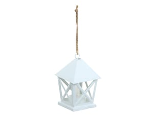 Suspension de sapin lanterne lumineuse led en métal 8 cm
