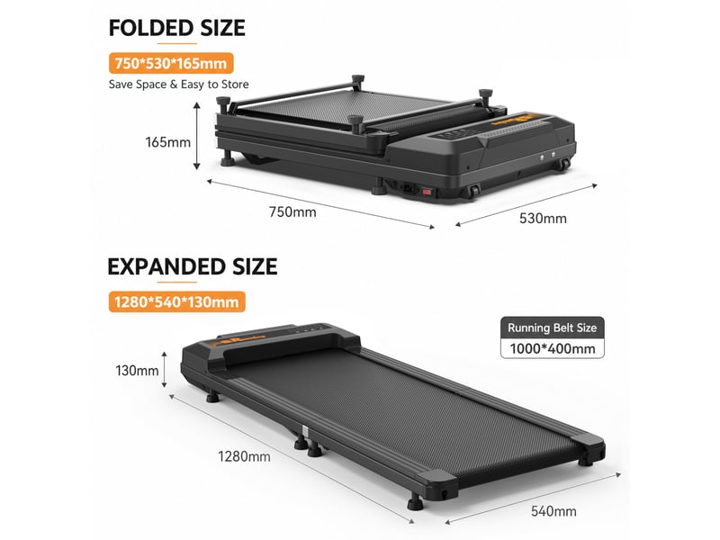 Tapis de marche sous bureau pliable 180° evryae - Conforama E
