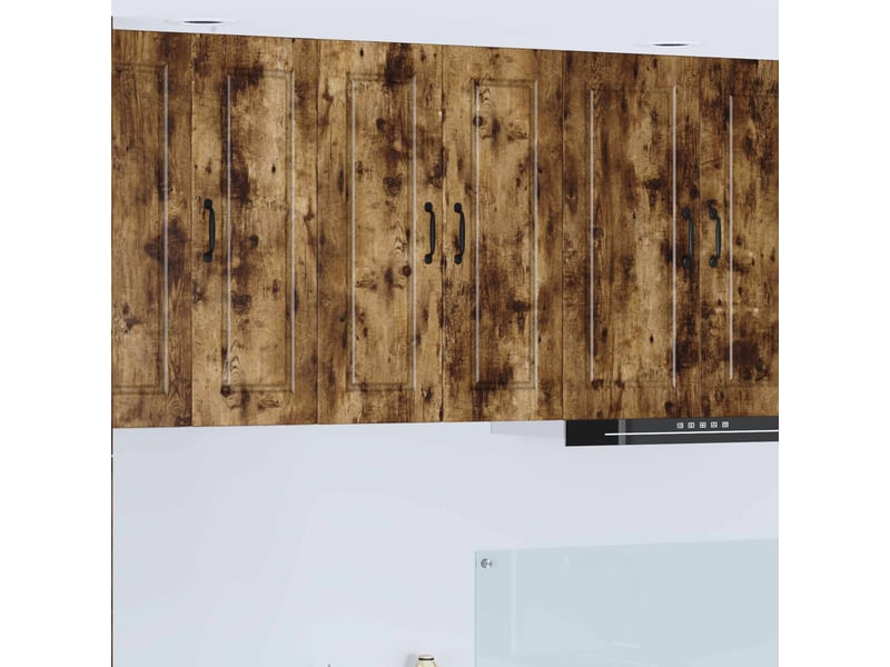  Meuble mural de cuisine, armoire de cuisine chêne fumé 60x31x80cm bois d'ingénierie  - Conforama B
