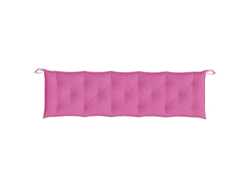  Coussin de banc de jardin, coussin d'assise rose 180x50x7 cm tissu oxford cf52791  - Conforama D
