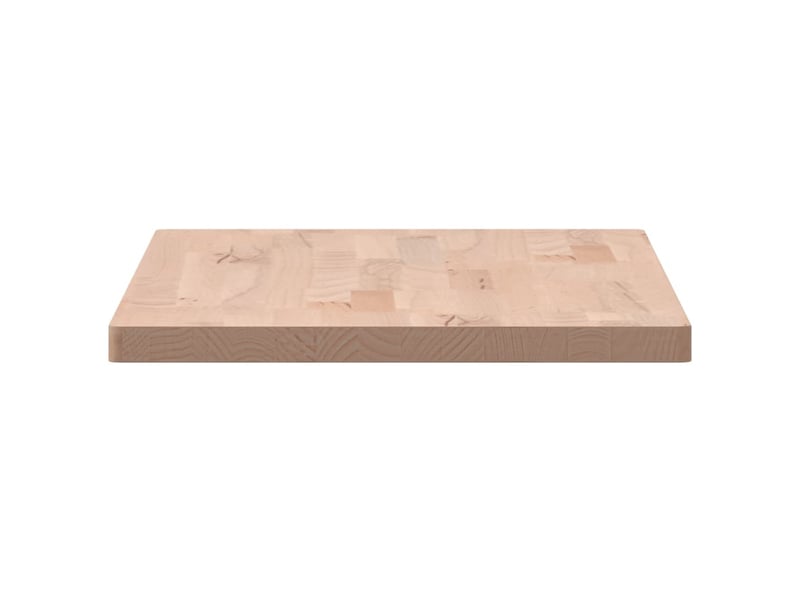  Comptoir de salle de bain, plan de travail 80x40x2,5 cm bois massif de hêtre cf65768  - Conforama E