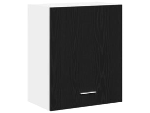 Meuble de rangement cuisine, armoire suspendue chêne noir 50x31x60cm bois d'ingénierie