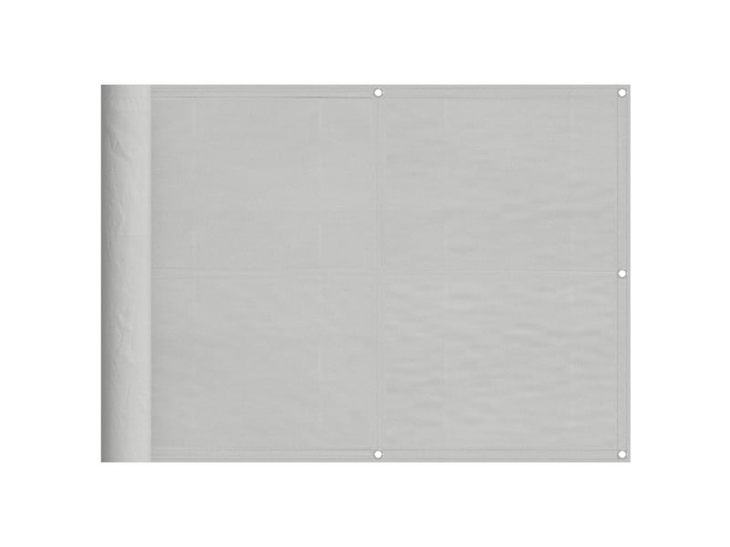  Écran de balcon gris clair 75x500 cm 100% polyester oxford  - Conforama A