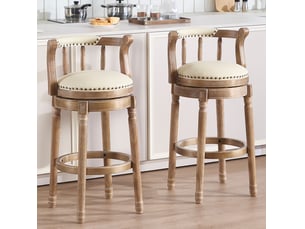 tabouret de bar  <strong>FLORAGRACE</strong>  - bicolore hauteur d'assise 74.9 cm vendu A l'unité