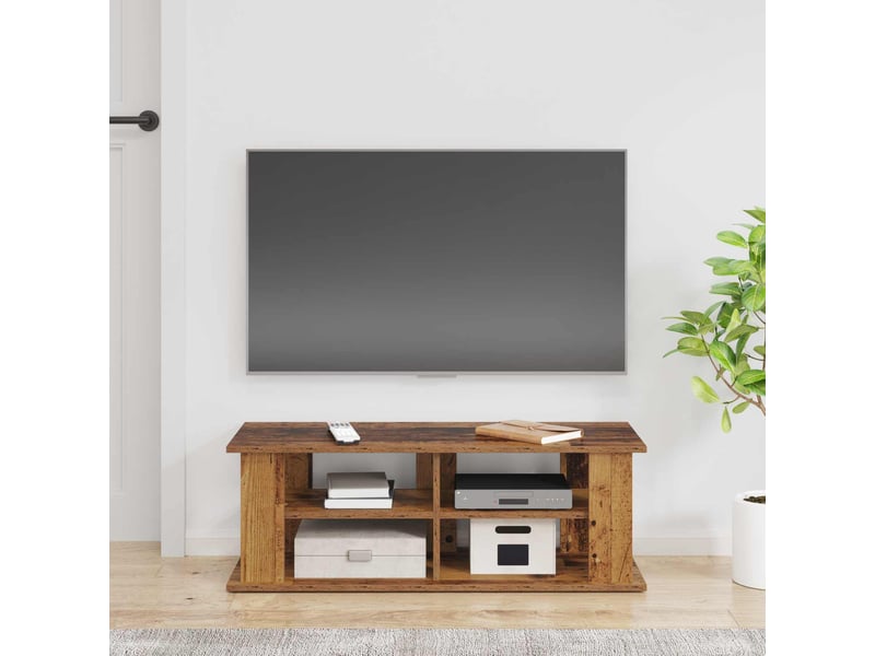  Support de télévision bois ancien 96x35x33,5 cm  - Conforama B