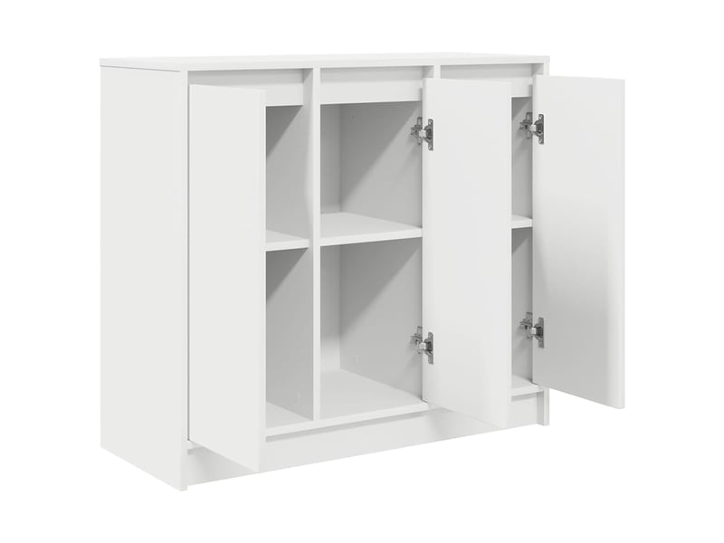  Buffet - bahut - meuble de rangement blanc 85x34x76 cm bois d’ingénierie  - Conforama E