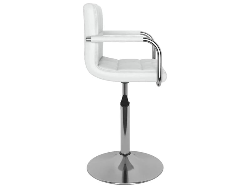  Tabouret de bar, chaise de bar blanc similicuir shl49225  - Conforama D