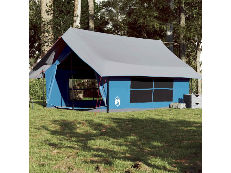Tente de camping 5 personnes bleu imperméable shl64367 - Conforama B