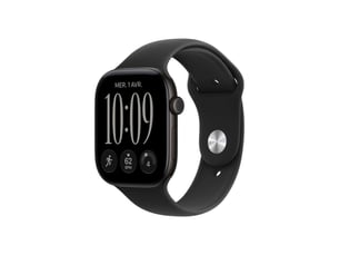 Montre connectee gps + cellular 46mm aluminium noir bracelet sport noir ml