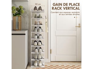 Etagère 30 cm coloris blanc
