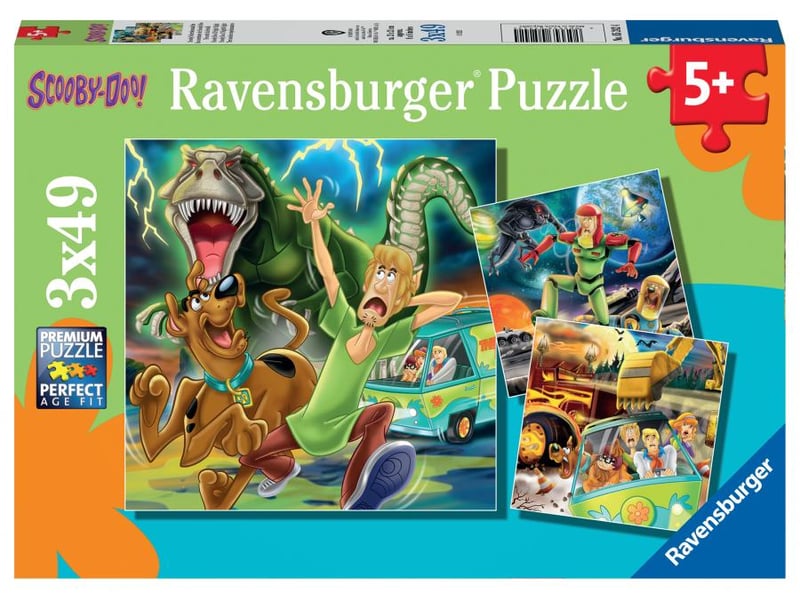  Puzzles 3x49 pieces - les aventures de scooby-doo 52424 - Conforama A