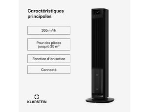 Rafraîchisseur d'air KLARSTEIN  - 36 watts 3 vitesse(s)