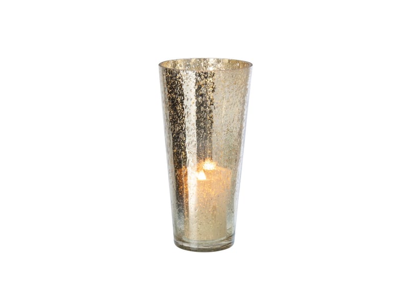  Photophore design en verre ember 30cm argent  - Conforama B