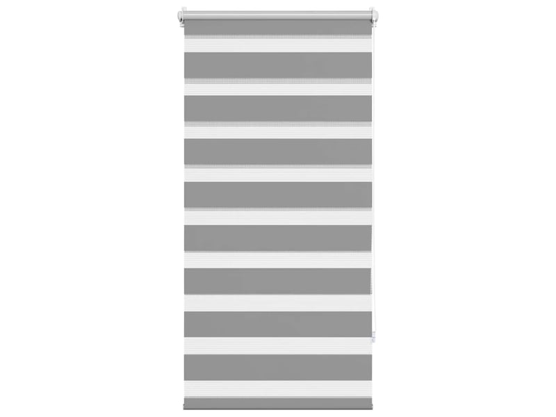  Store vénitien zébré, store de fenêtre 60,9 x 120 cm, largeur du tissu 56,7 cm, gris cf48232  - Conforama A