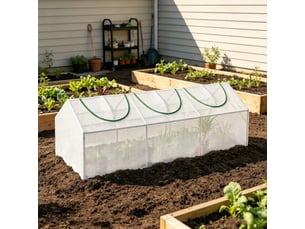 Serre de jardin robuste, abri plantes modulaire, protection vent et intempéries, compact