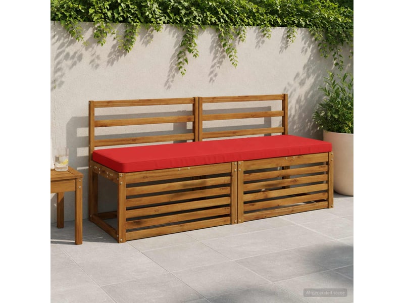  Coussin de banc, coussin d'assise, coussin pour chaisecanapé 1 pièce vught 100 % polyester rouge cf52207  - Conforama B