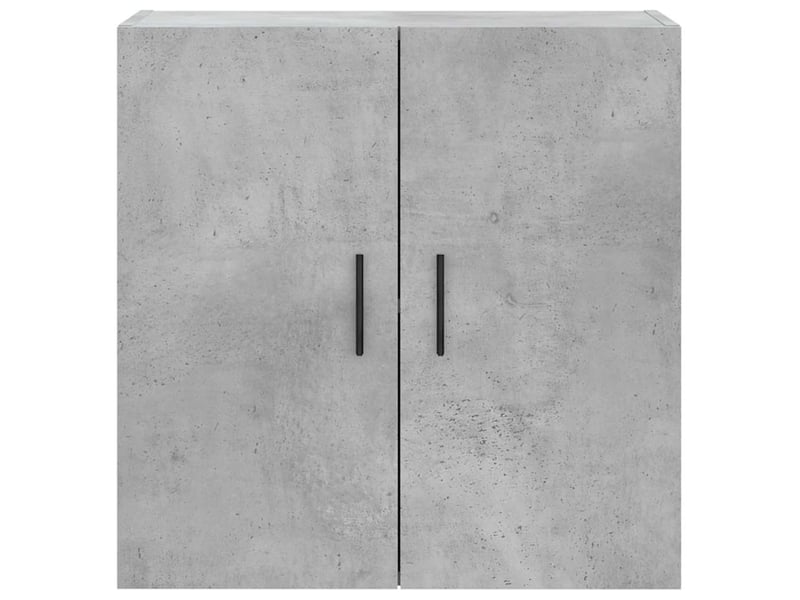 Armoire murale salon, meuble de rangement gris béton 60x31x60 cm bois d'ingénierie shl7138  - Conforama E