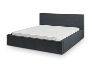 Lit coffre 180x200 cm <strong>MASSENO</strong> <strong></strong> coloris gris