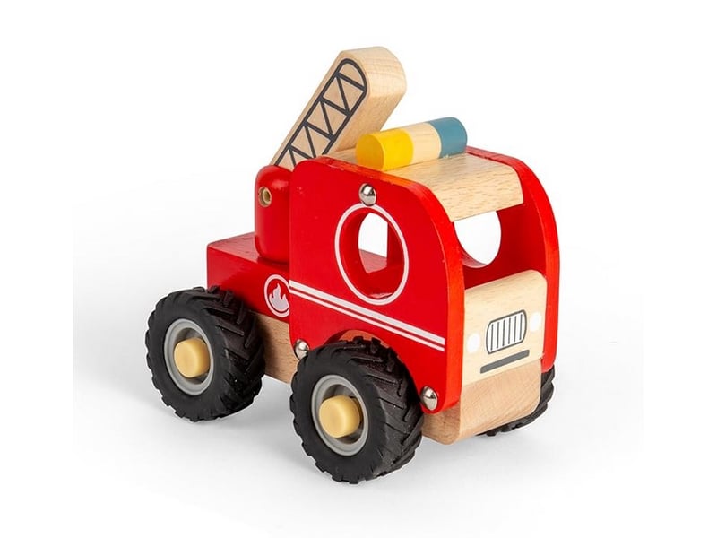  Camion de pompier en bois 36022 - Conforama A
