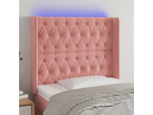 Tete de lit A poser largeur 103 cm rose