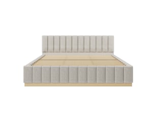 Lit 2 places 180x200 cm SAPGAKS   coloris gris