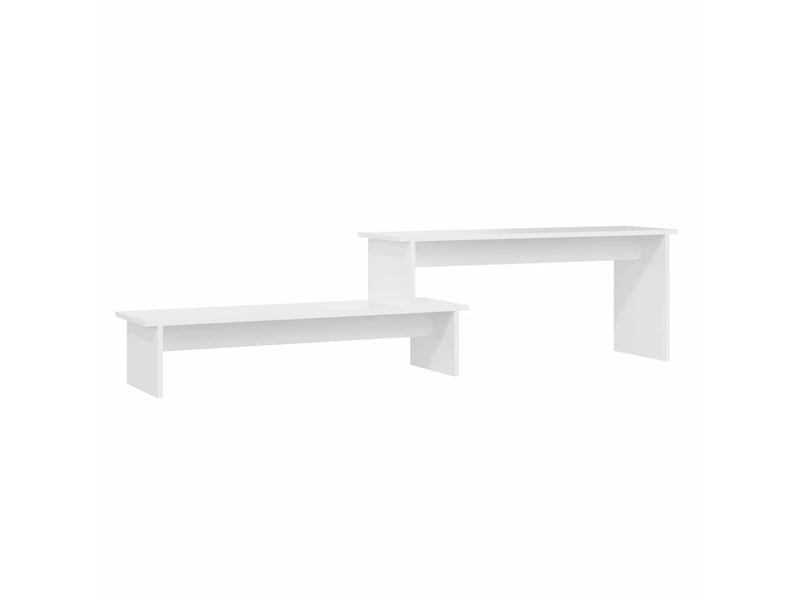  Meuble tv - banc tv - meuble de rangement blanc 180x30x43 cm aggloméré  - Conforama A