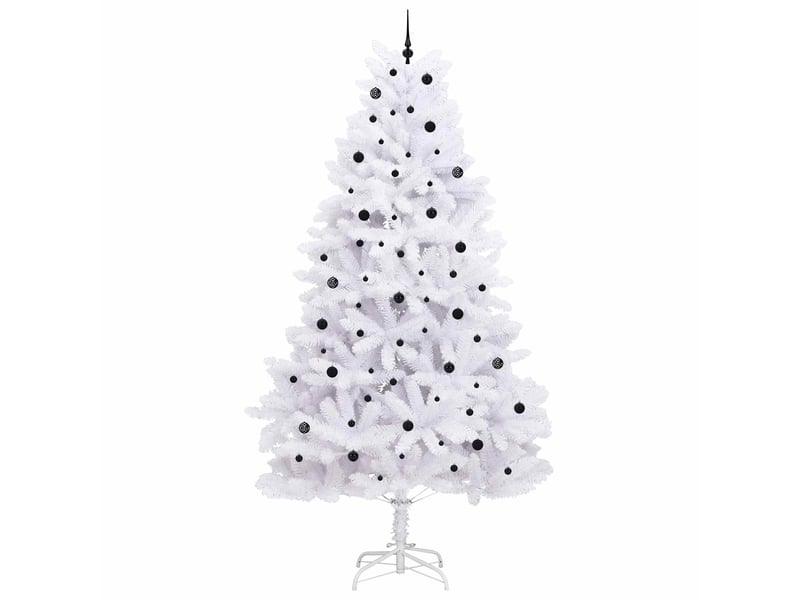 Sapin de noël, arbre de noël artificiel à branches articulées blanc 300 cm cf61082 - Conforama D