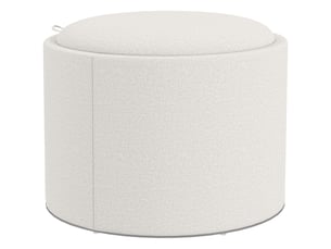 Pouf / repose pied BLOSSOM 838-435V80CW blanc