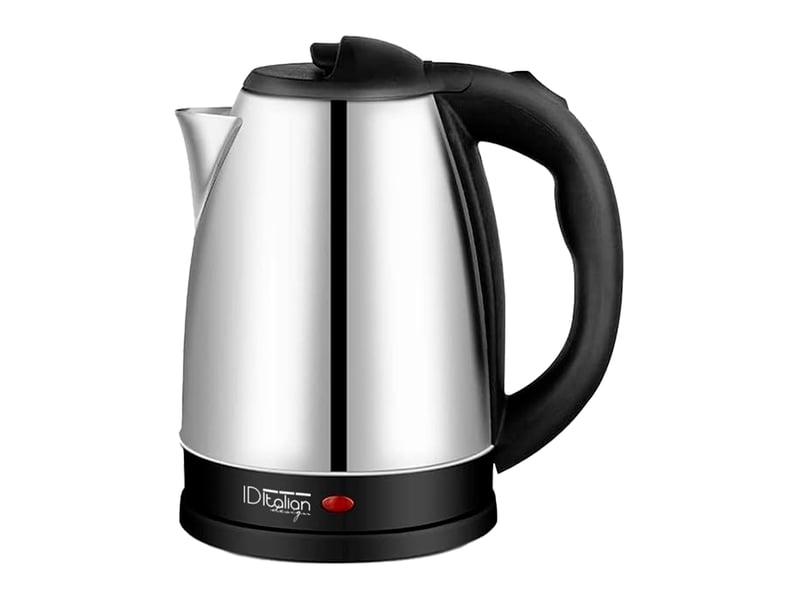  Bouilloire électrique 1,8 L – 1 500 W, finition inox et base pivotante à 360°  - Conforama B