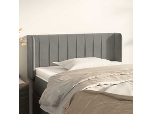 Tete de lit A poser largeur 93 cm <strong></strong> <strong></strong> argenté
