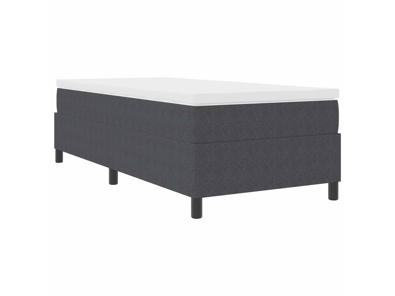  Lit simple- lit adulte -  cadre de lit plateforme gris foncé 100 x 200 cm  - Conforama C