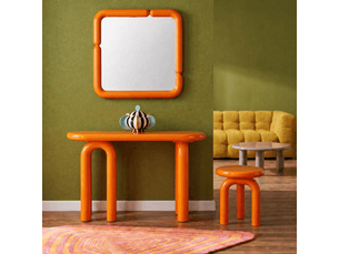 console eliano 120x35cm orange kare design