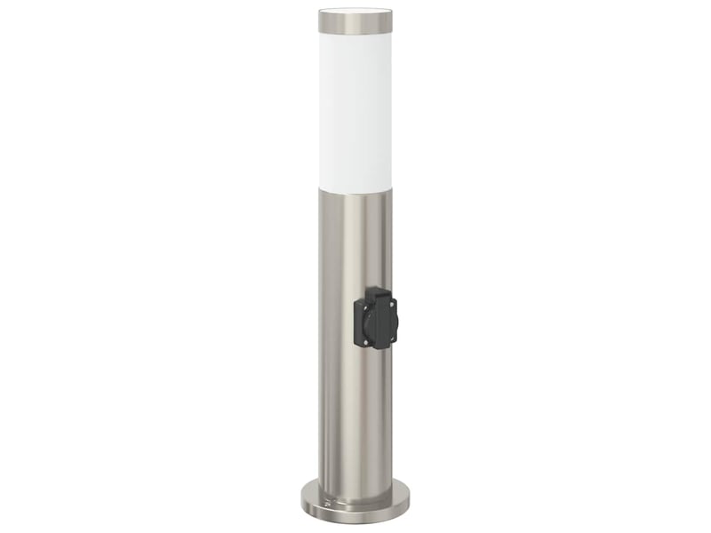 Borne lumineuse avec sortie 50 cm en acier inoxydable ip44 shl99158 - Conforama A